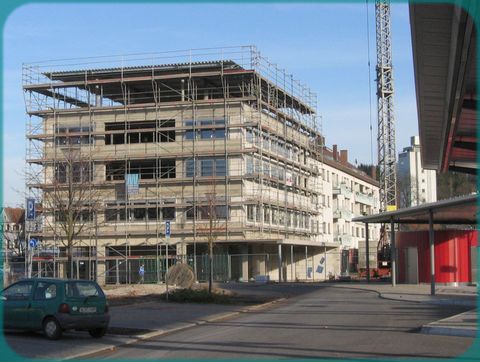 Neubau beim Bahnhof