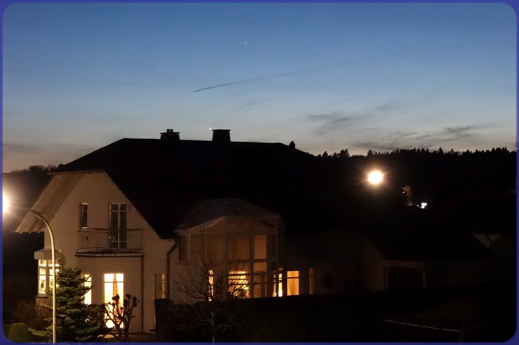 Merkur und Venus am 14. März 2018