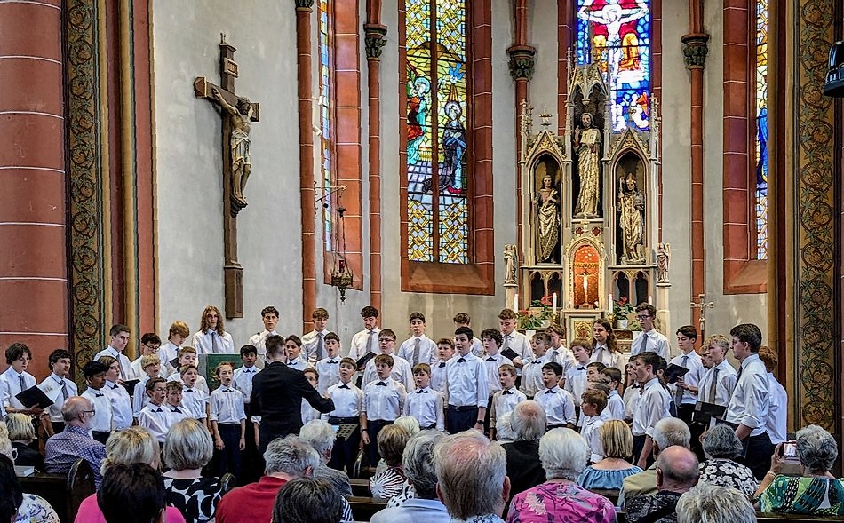 Regensburger Domspatzen 2025 in der Lebacher Pfarrkirche Lebach