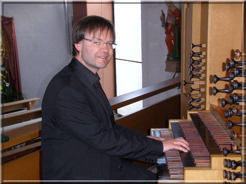 Der Organist Pascal Reber