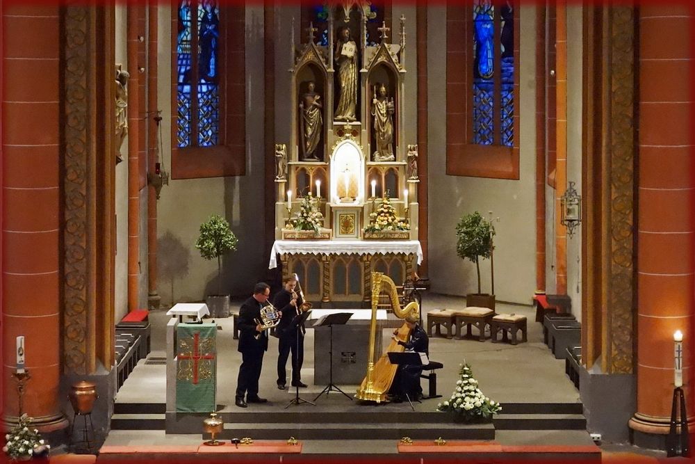 Trio Glissando Stuttgart in der Lebacher Pfarrkirche